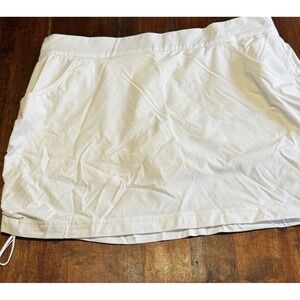 Columbia White Athletic Mini‎ Skort Size XL